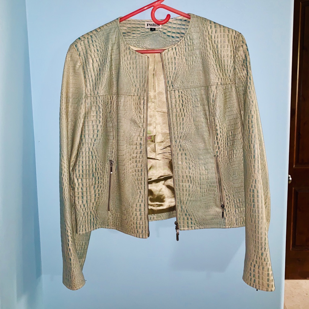 Paris Paris Alligator Skin Jacket Paris Paris Alligator Skin Jacket